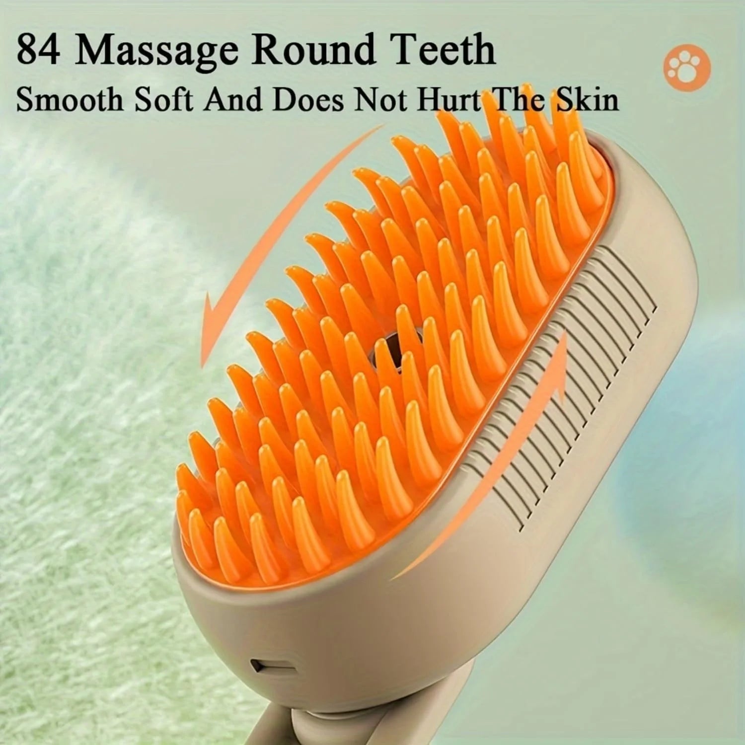 Cat Steam Brush, 3 in 1 Self Cleaning Steamy Cat Brush, Spray Silicone Massage Comb, Cat Brush for Shedding, Pet Hair Removal Tool with Handle Multifunctional Grooming Brush for Dogs Cats