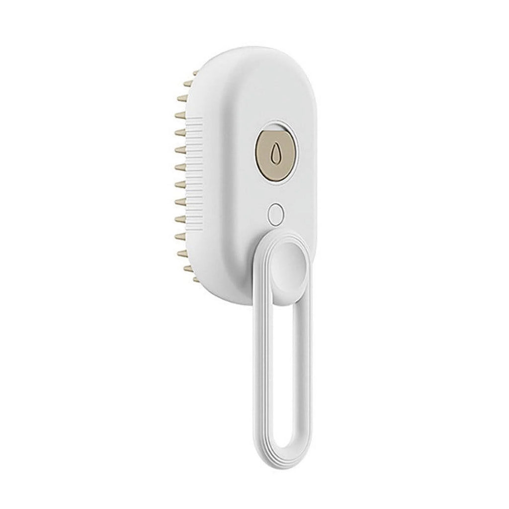 Cat Steam Brush, 3 in 1 Self Cleaning Steamy Cat Brush, Spray Silicone Massage Comb, Cat Brush for Shedding, Pet Hair Removal Tool with Handle Multifunctional Grooming Brush for Dogs Cats